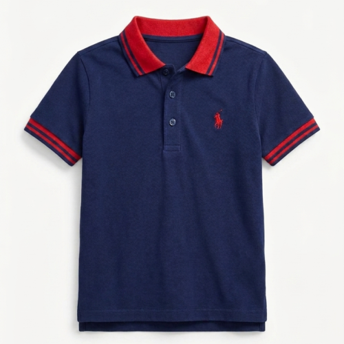 Kids Navy Blue Polo Shirt