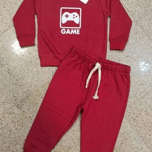 Game Print Boys Tracksuit Set
