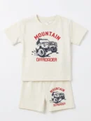 White Jersey Tracksuit for Kids
