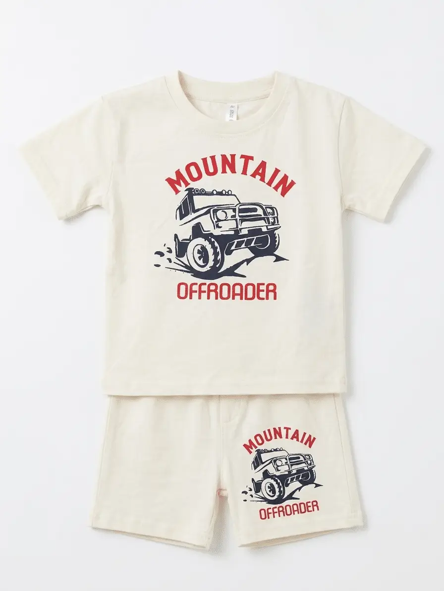 White Jersey Tracksuit for Kids