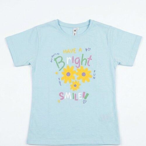 Light Ice Blue Jersey Kids T-Shirt