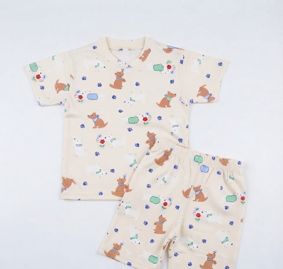 Skin Color print Jersey Suit