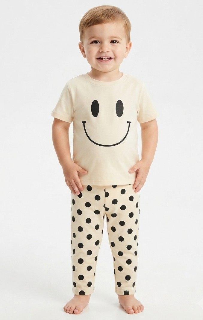 Kids Baba White Night Suit